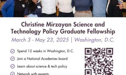The Christine Mirzayan Science and Technology Policy Graduate Fellowship Program