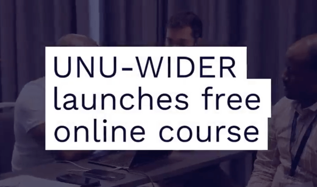 UNU-WIDER Launches Free Online Training Course in Tax-Benefit Microsimulation for Global South Countries