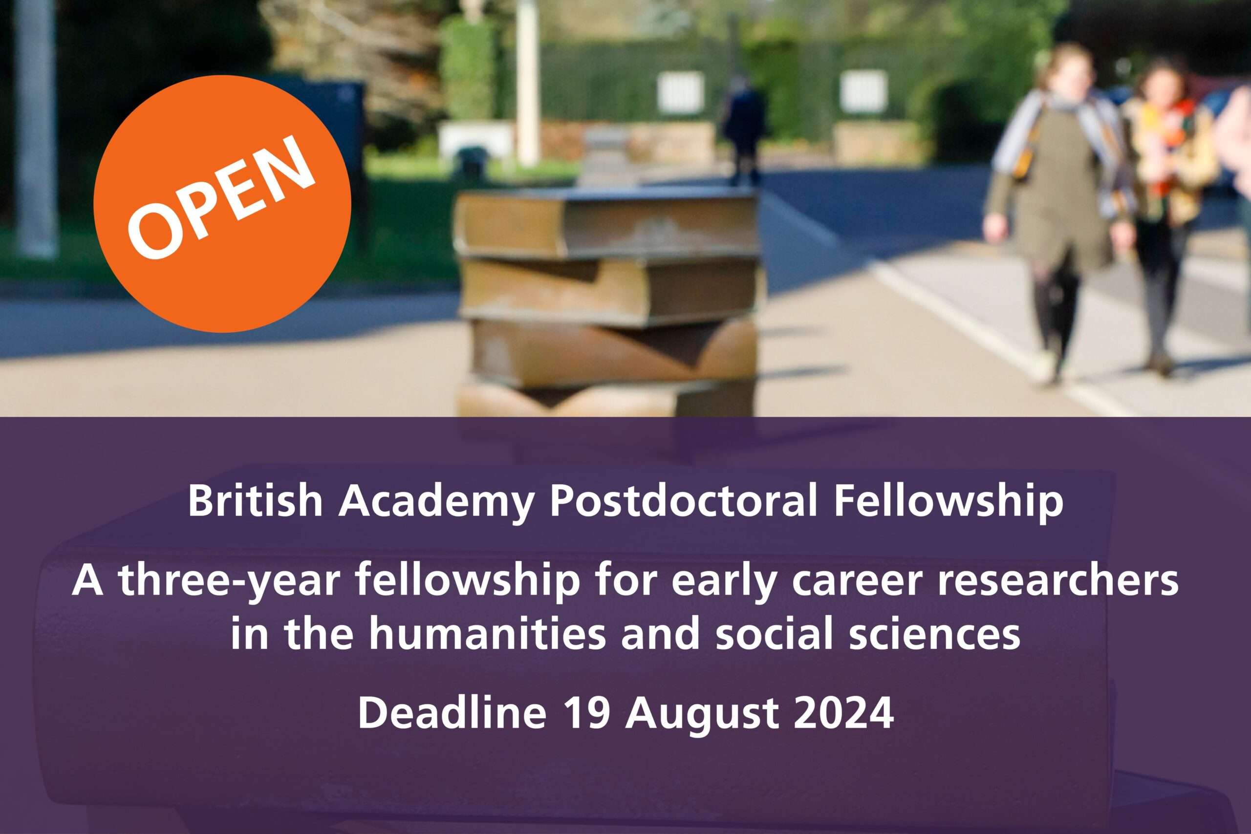 British Academy Postdoctoral Fellowship applications open for UK/EEA nationals and UK graduates