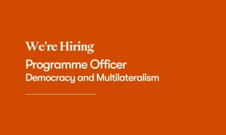 Programme Officer Opportunity: Democracy and Multilateralism at Kofi Annan Foundation