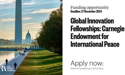 Applications Open for Global Innovation Fellowships: Carnegie Endowment (UK-based Researchers)