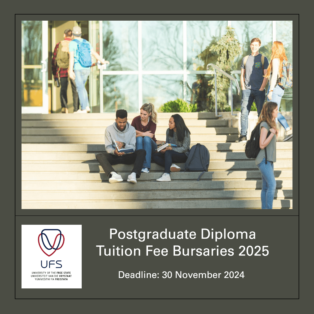 Apply Now: University of the Free State (UFS) Postgraduate Diploma Tuition Fee Bursaries for 2025