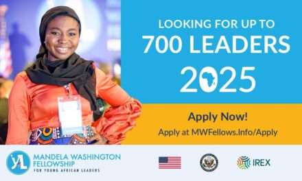 2025 Mandela Washington Fellowship – YALI- Application (Fully-funded opportunity to USA)