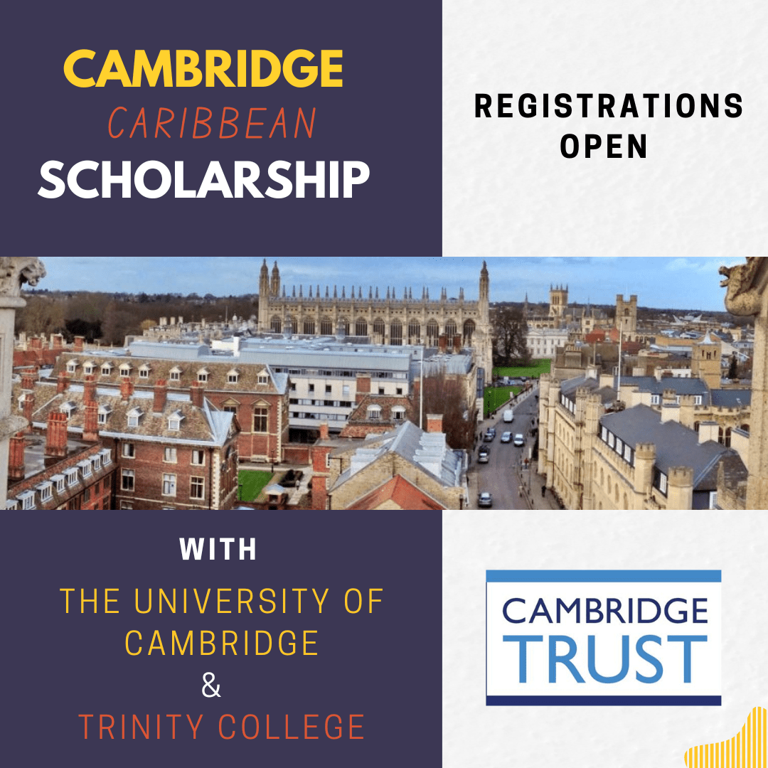 Scholarship Opportunity: Study at Cambridge with the Cambridge Trust Studentship for Caribbean Students