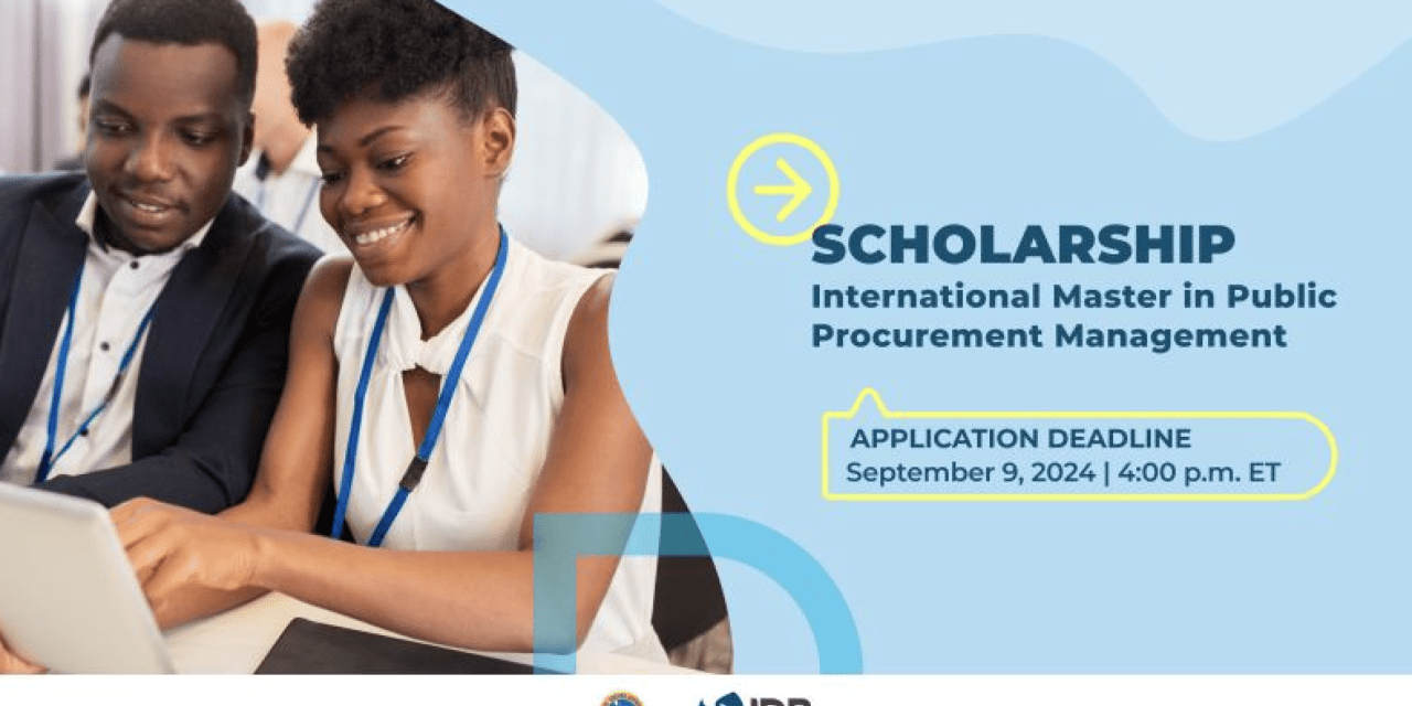 CDB and IDB Announce Four New Graduate Scholarships in Public Procurement