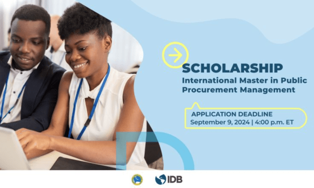 CDB and IDB Announce Four New Graduate Scholarships in Public Procurement