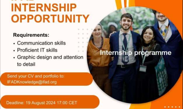 Internship Opportunity at IFAD