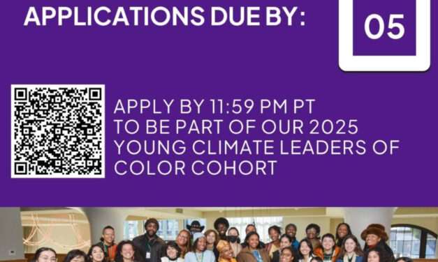 The Young Climate Leaders of Color Program is Here!