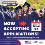 Applications for the Tomorrow’s Leaders Program Academic Year 2025–2026 are now open(Fully-funded for youth in MENA)