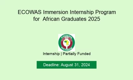 Immersion Program for Young Graduates in ECOWAS Institutions: A Unique Opportunity for Career Growth in 2025