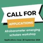 Apply Now: Afrobarometer Emerging Scholars Workshop for Early Career Researchers