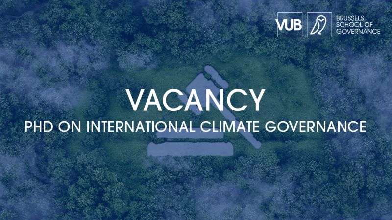 PhD Scholarship in International Climate Governance in Brussels