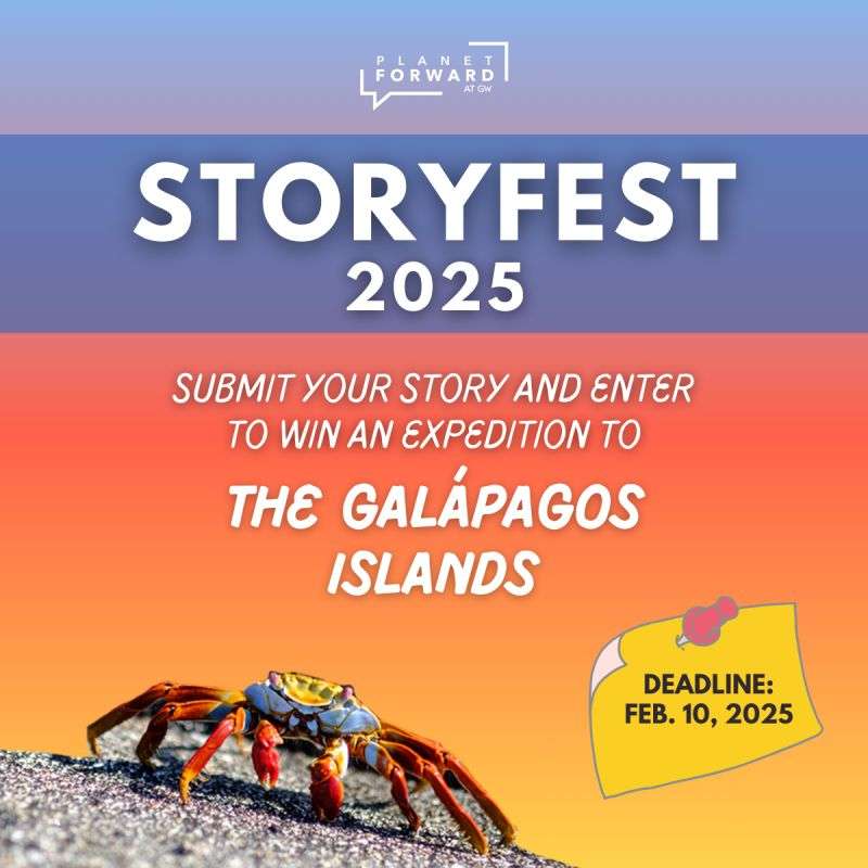 Tell Your Impactful Environmental Story: Storyfest 2025 Entries Open