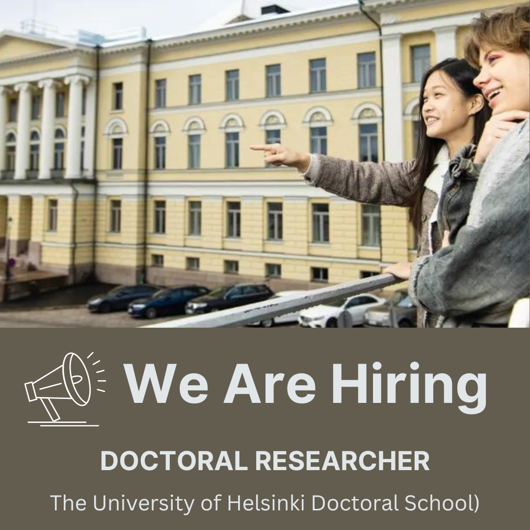 Apply Now: University of Helsinki Doctoral Researcher Positions 2024