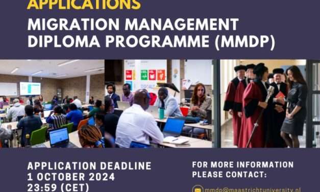 Now Accepting Applications: Migration Management Diploma Programme (MMDP) 2025 in Netherlands