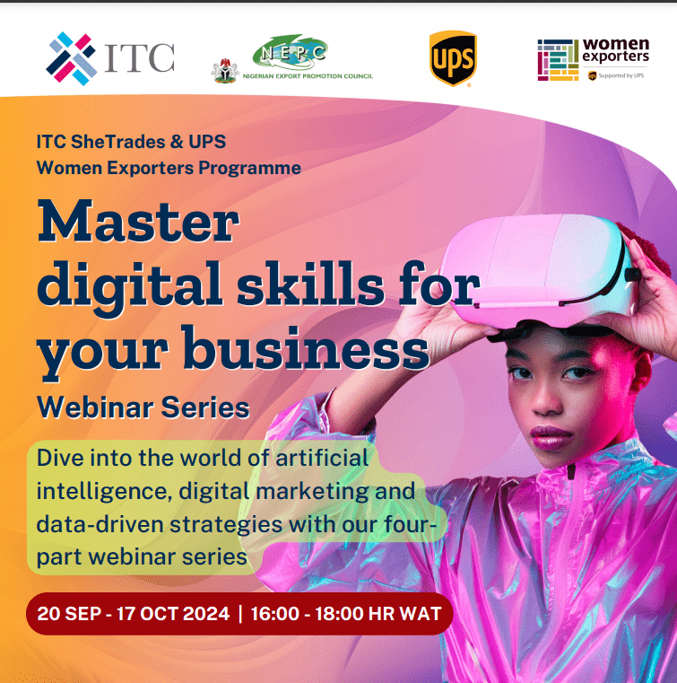 Master Digital Marketing & AI: Four-Part Webinar Series for Women-Led Businesses in Nigeria