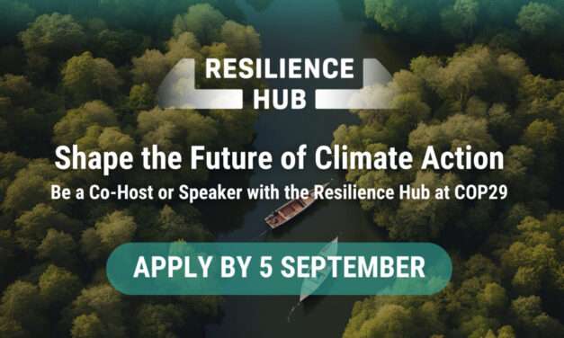 Call for Expressions of Interest: Resilience Hub Program at COP29