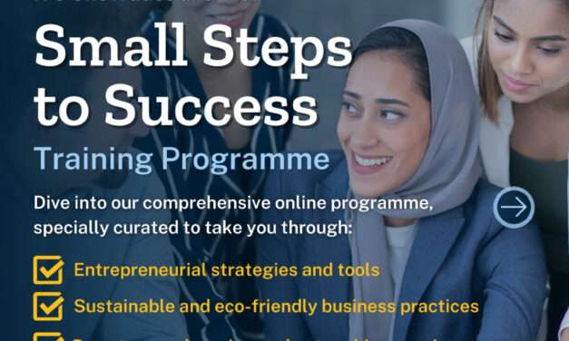 Elevate Your Entrepreneurial Skills with ‘Small Steps to Success’ Online Training