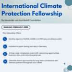 International Climate Protection Fellowship: Key Information and Dates