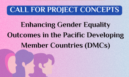 CALL for Gender Equality Project Concepts in the Pacific Developing Member Countries (DMCs)