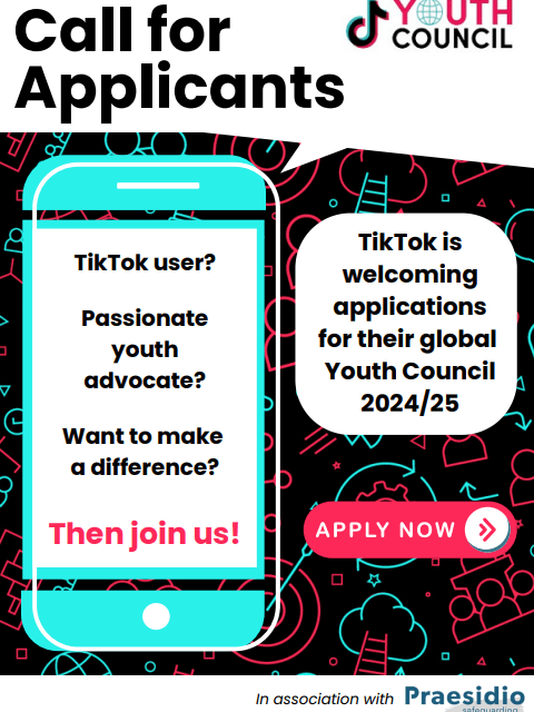 Apply to be a TikTok Youth Council Member 2024/25: A Global Opportunity for Youth Advocates!