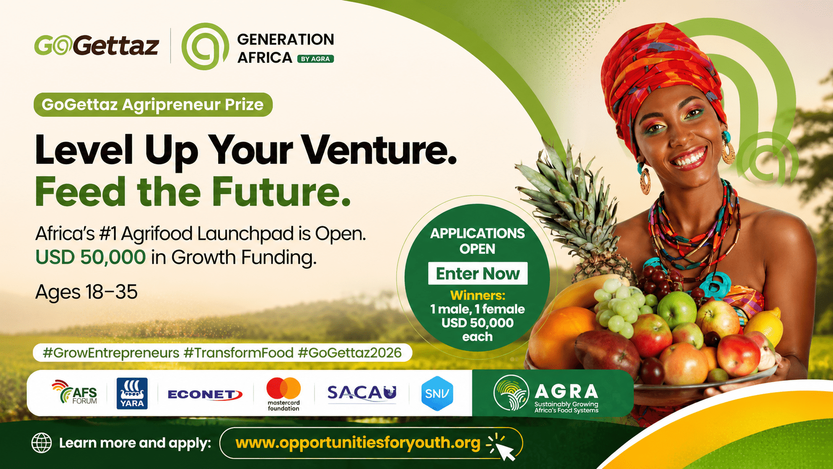GoGettaz Agripreneur Prize Competition 2026