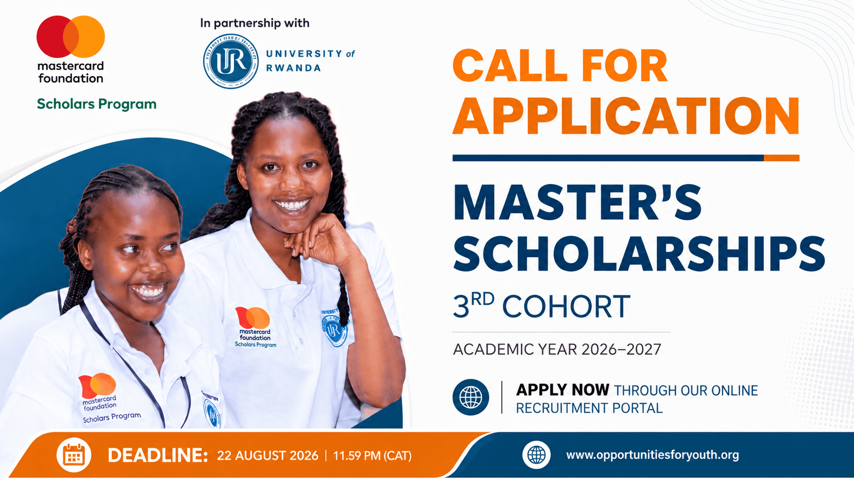2027: 30 Fully Funded Master’s Scholarships for African Students company logo
