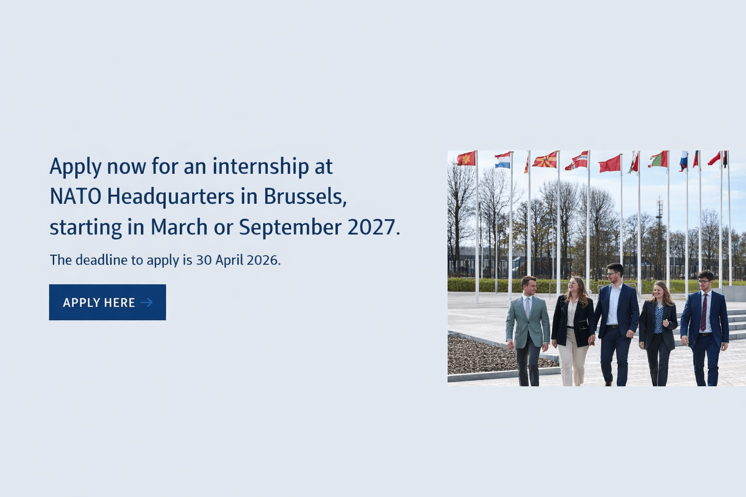 Month Internship in Brussels for Students & Graduates