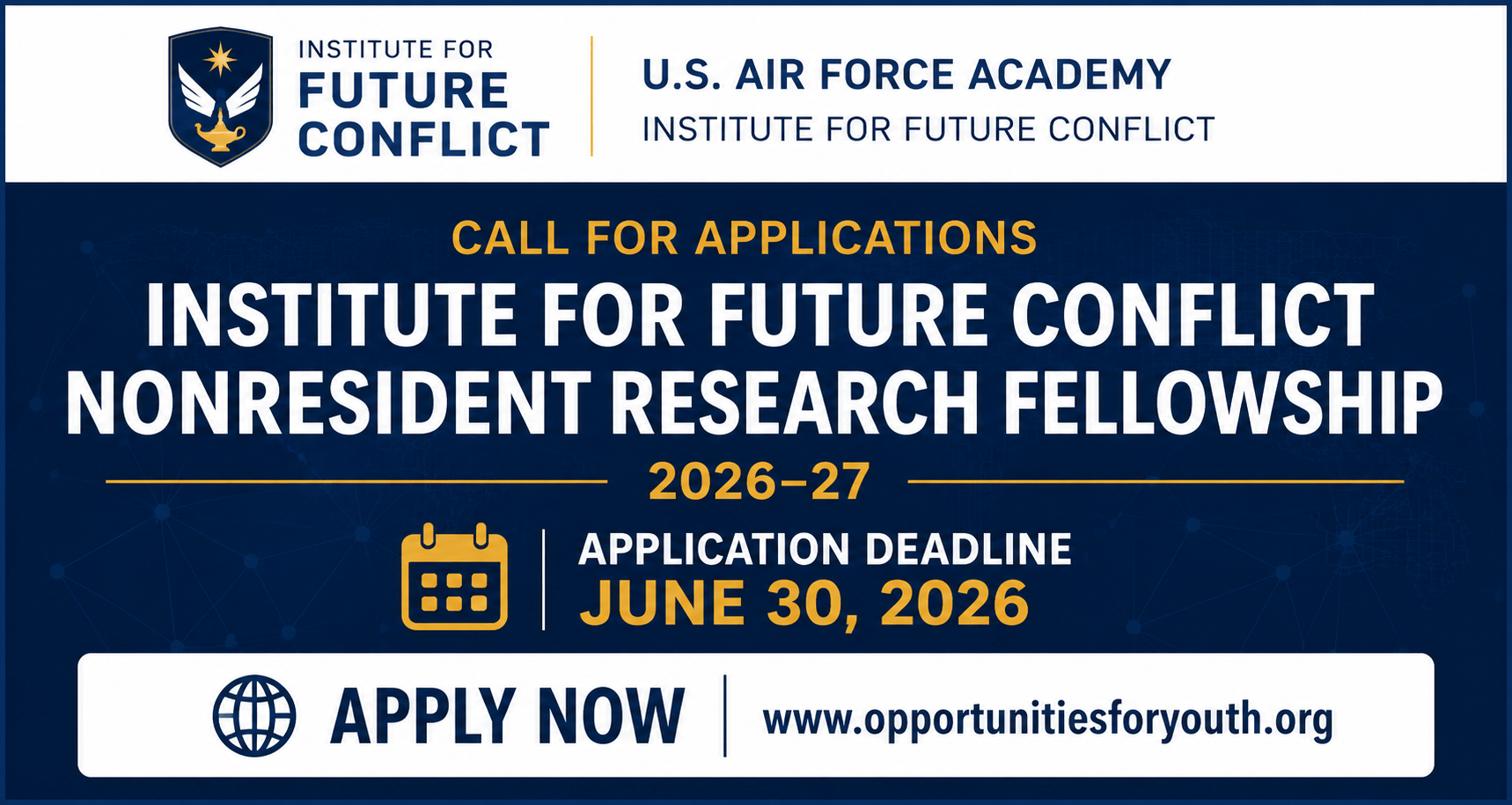 2027: Fully Funded Opportunity for Researchers, Scholars, and Strategic Thinkers