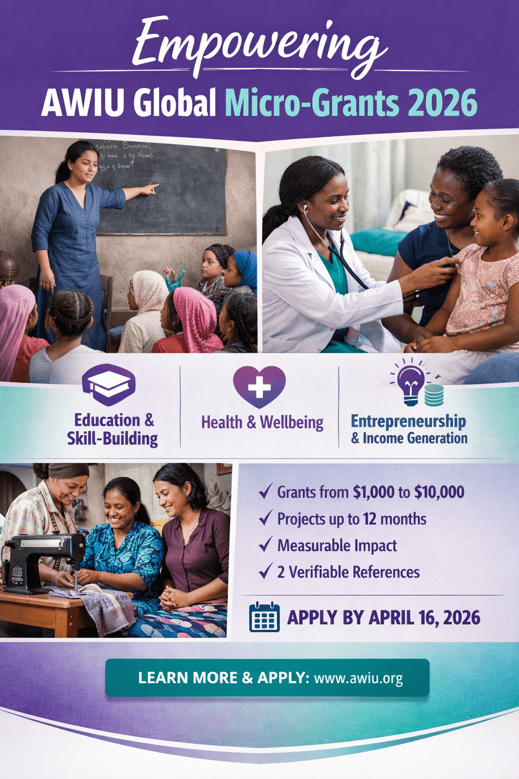 Grants 2026 for Women-Led Projects Worldwide