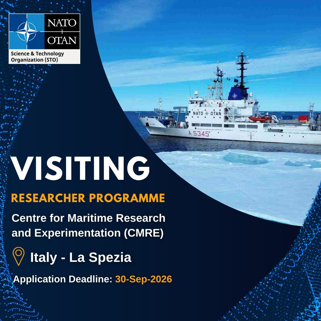 NATO CMRE Fully Funded Research Opportunity