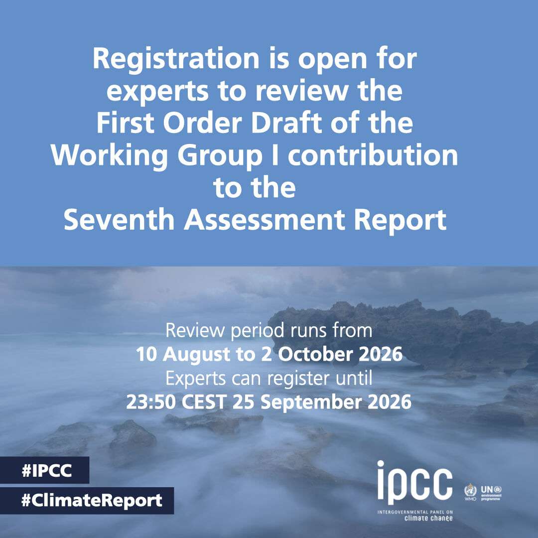 Career Researchers Invited to Review the IPCC Seventh Assessment Report AR7 Draft company logo