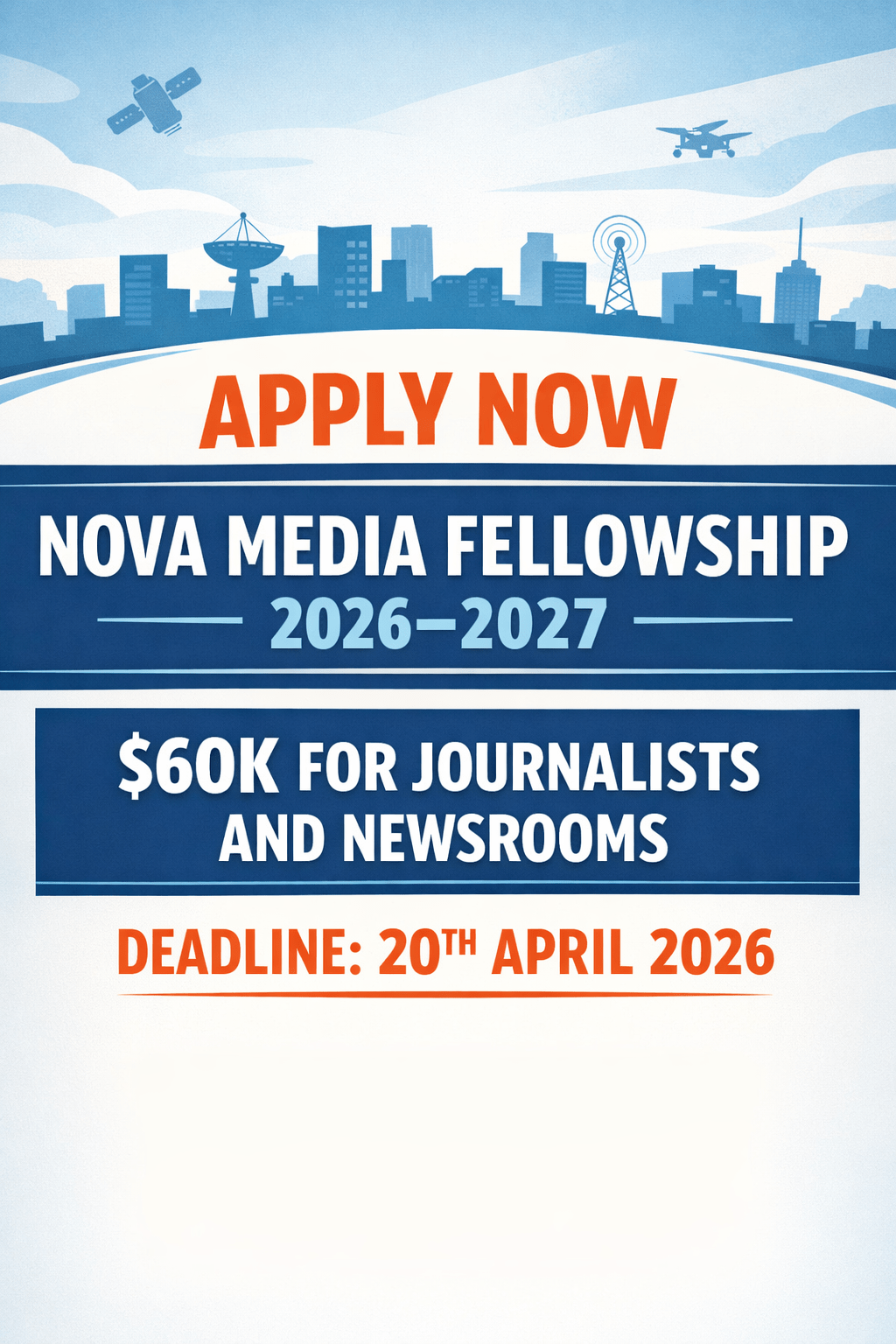 2027 ($60K for Journalists and Newsrooms)