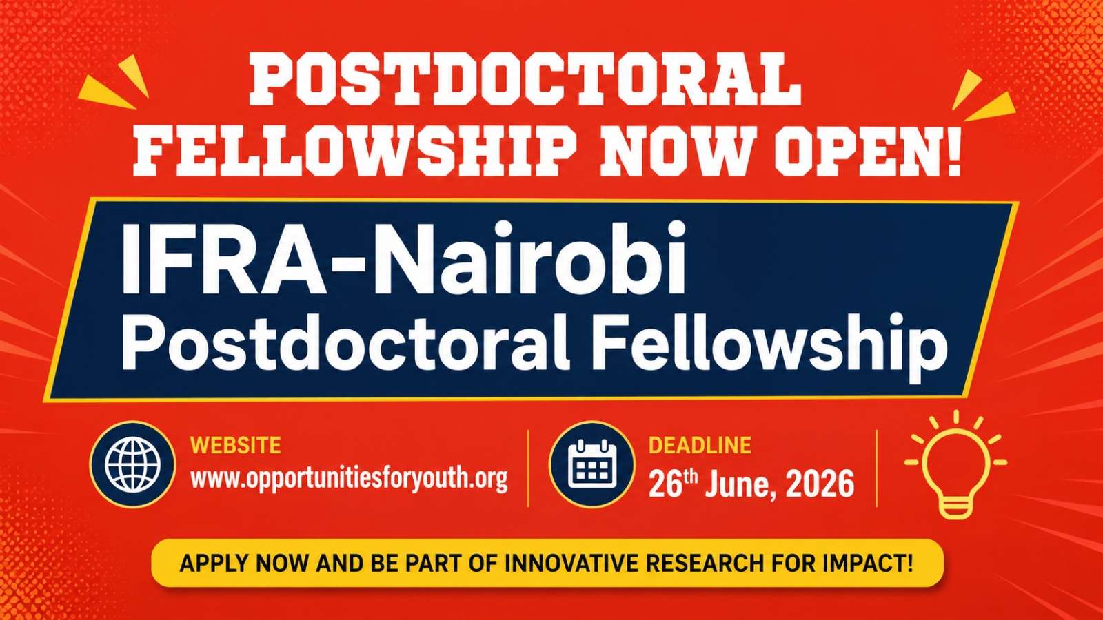 Nairobi Food Circulations in Africa Postdoctoral Fellowship 2026 | Fully Funded East Africa Research Opportunity for Social Scientists