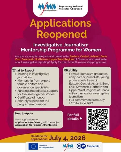 Month Opportunity for Aspiring Female Investigative Journalists company logo