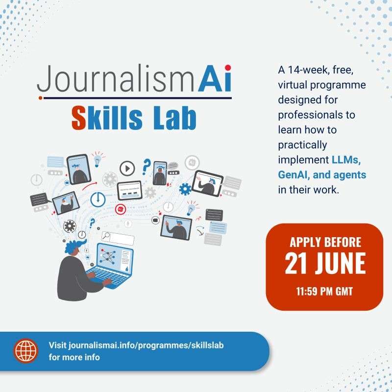 Week Virtual AI Programme for Journalists, Editors, and Media Professionals Worldwide