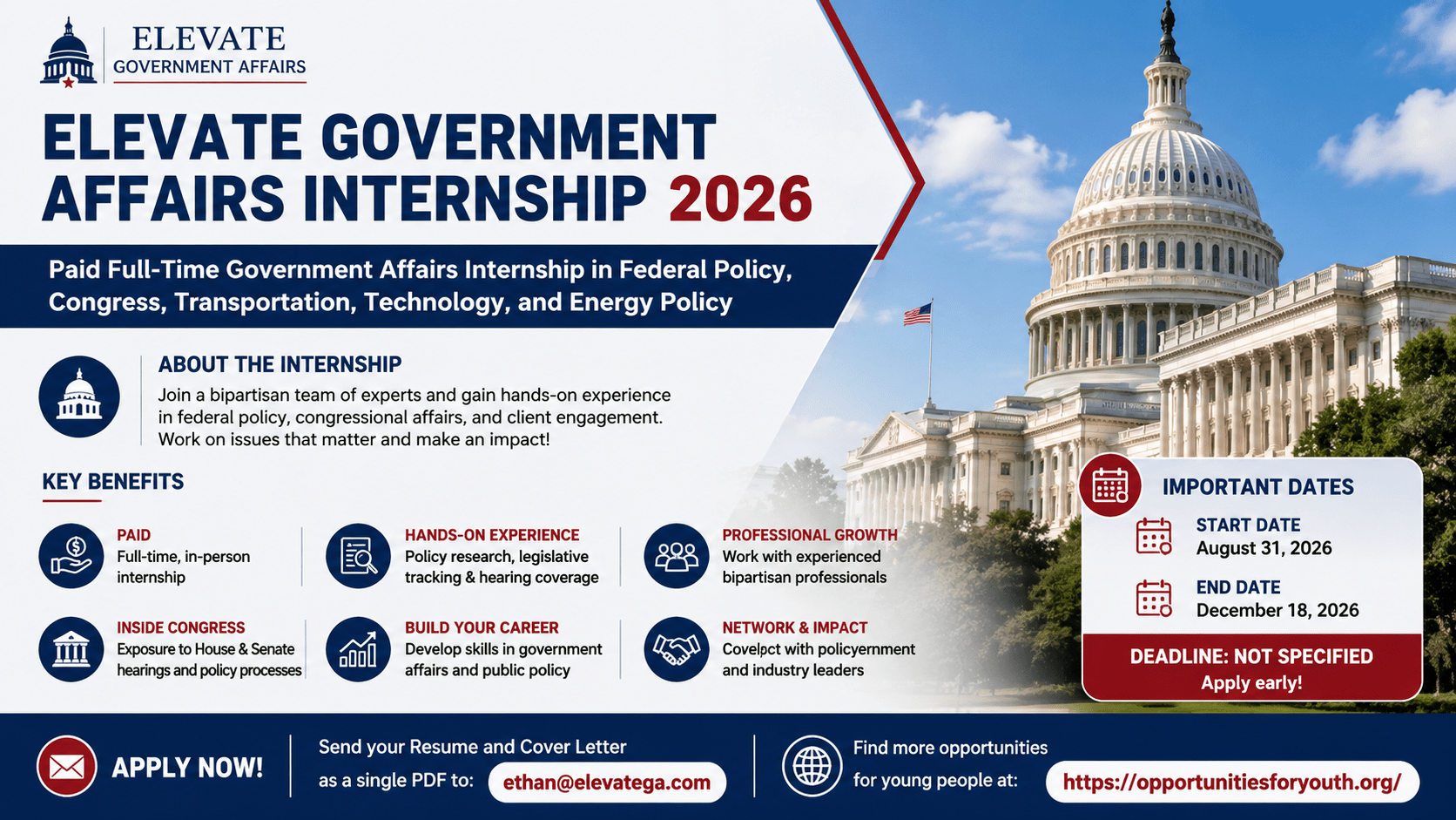 Time Government Affairs Internship in Federal Policy, Congress, Transportation, Technology, and Energy Policy company logo