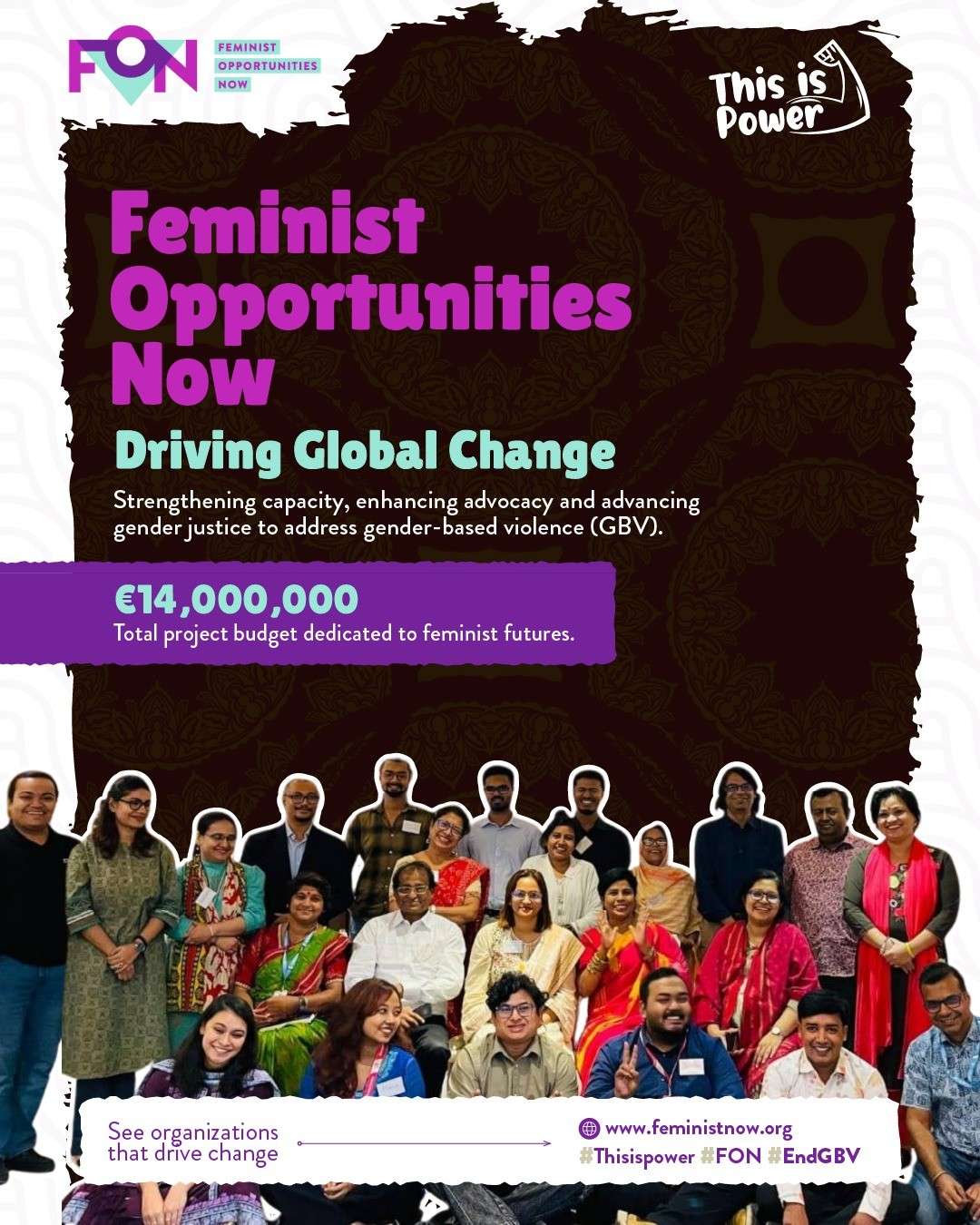 Feminist Opportunities Now (FON) company logo