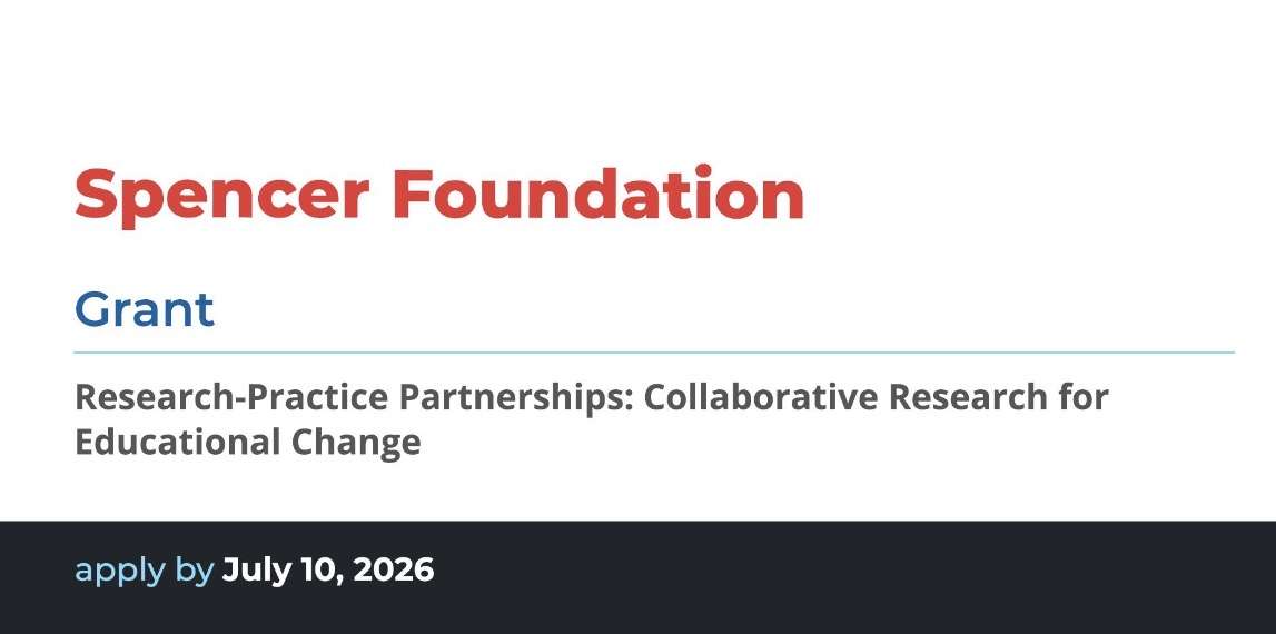 Practice Partnerships Grant 2026: Up to $400,000 for Collaborative Education Research and Educational Change company logo