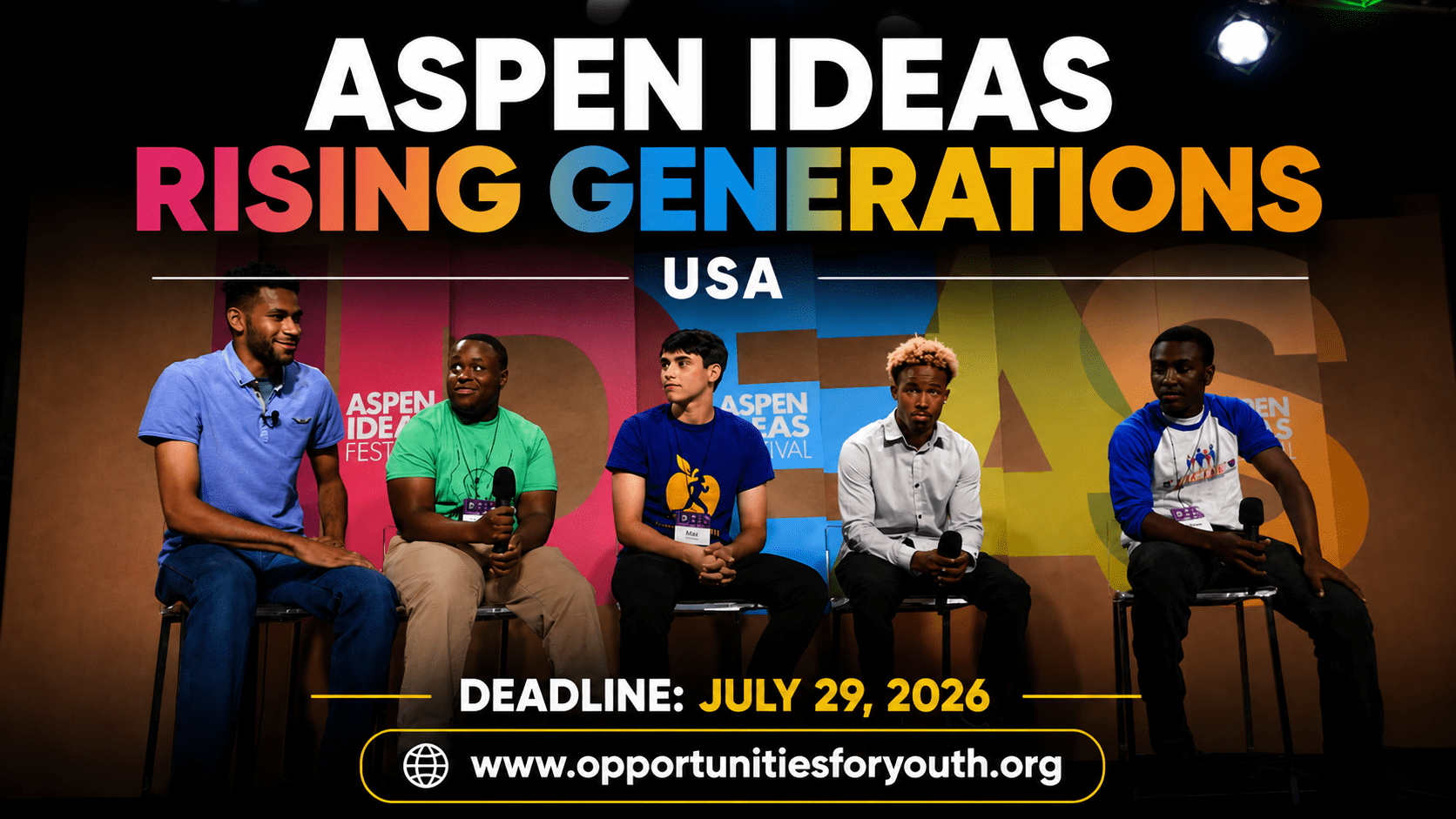 Fully Funded Youth Festival in the USA for Young Leaders Aged 18–24