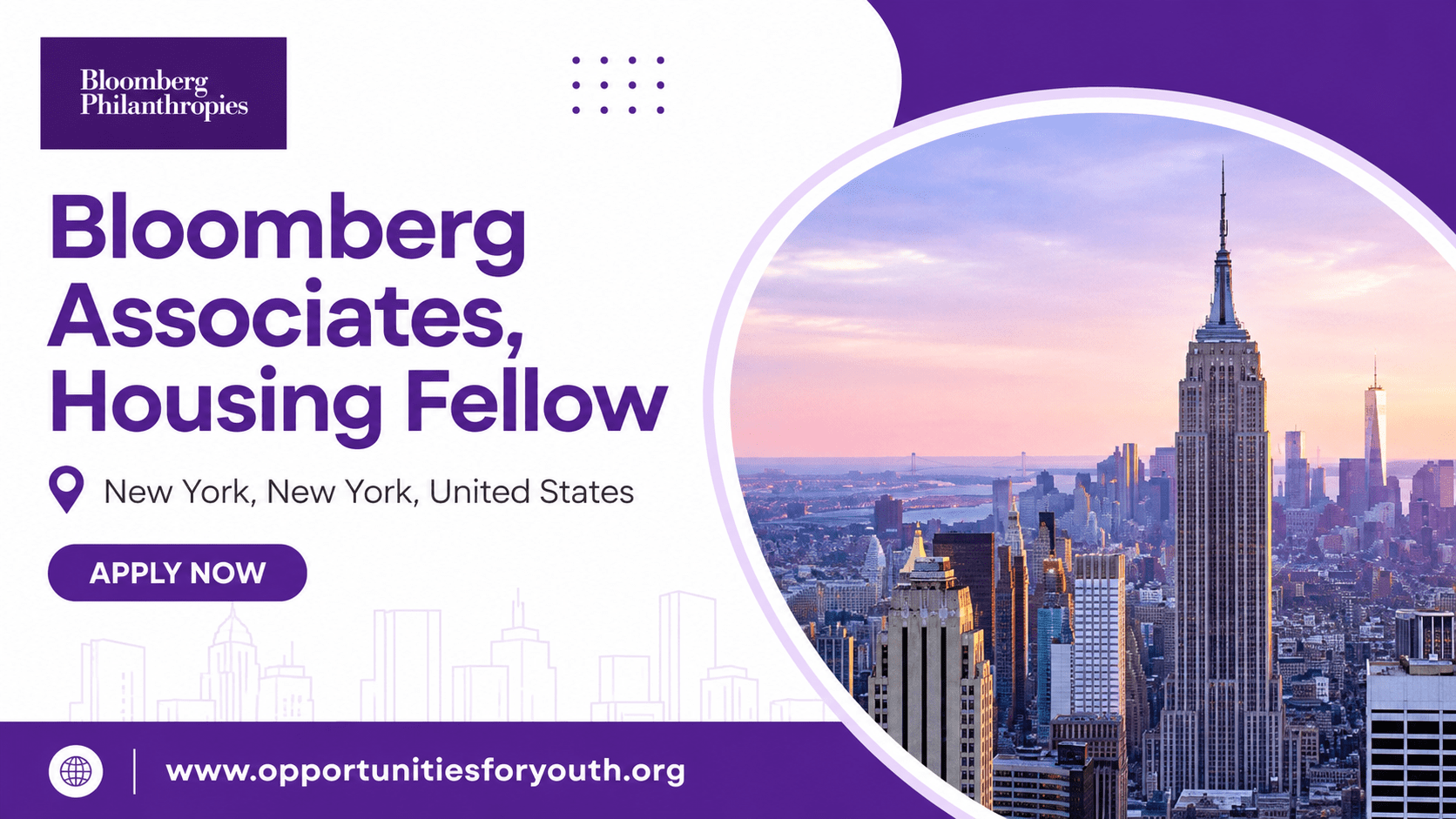 Time): Apply for the Bloomberg Philanthropies Housing Fellowship Supporting Cities Worldwide