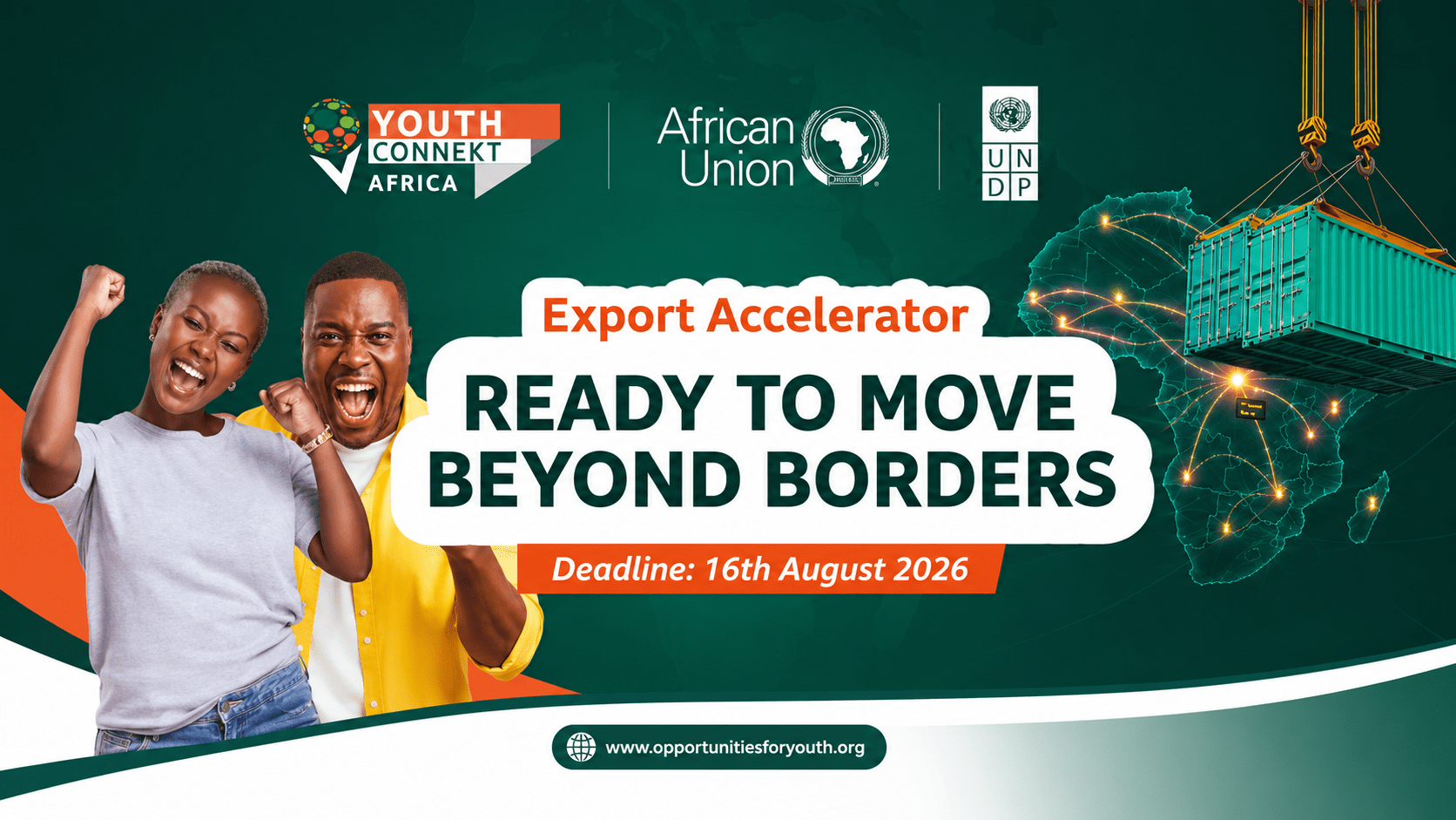 UNDP YouthConnekt Africa Export Accelerator 2026: Applications Open for Youth-Led Businesses Expanding Across Africa