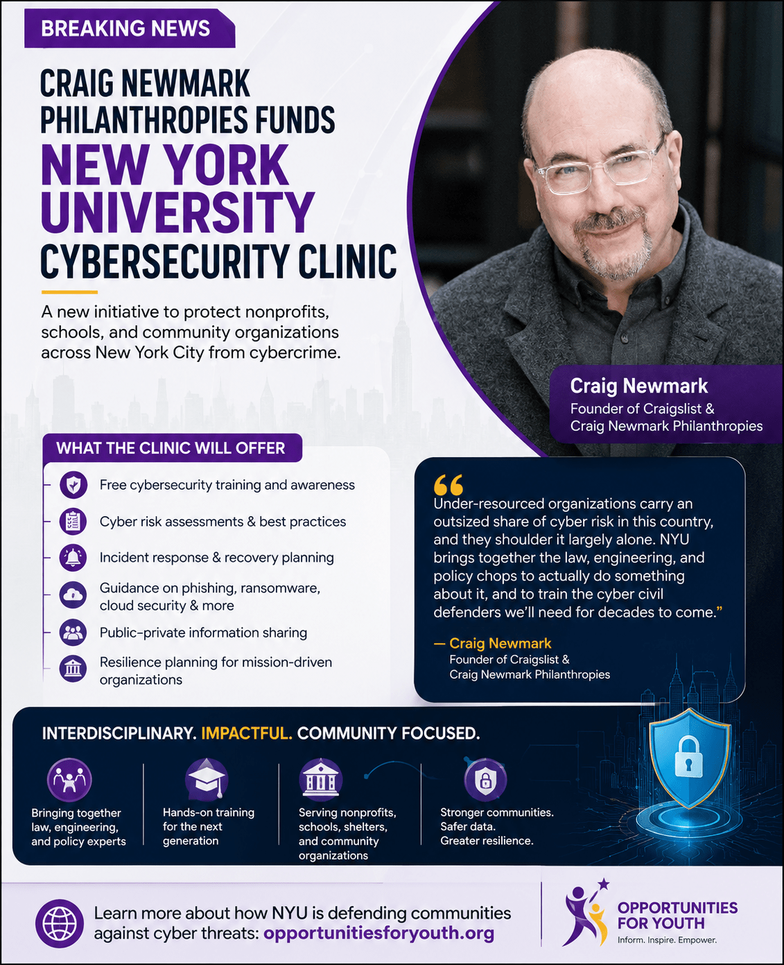 Craig Newmark Philanthropies company logo