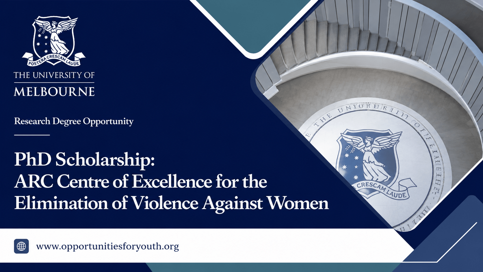 the University of Melbourne, Australia 2027: Fully Funded CEVAW Research Opportunity with AUD $41,555 Annual Stipend
