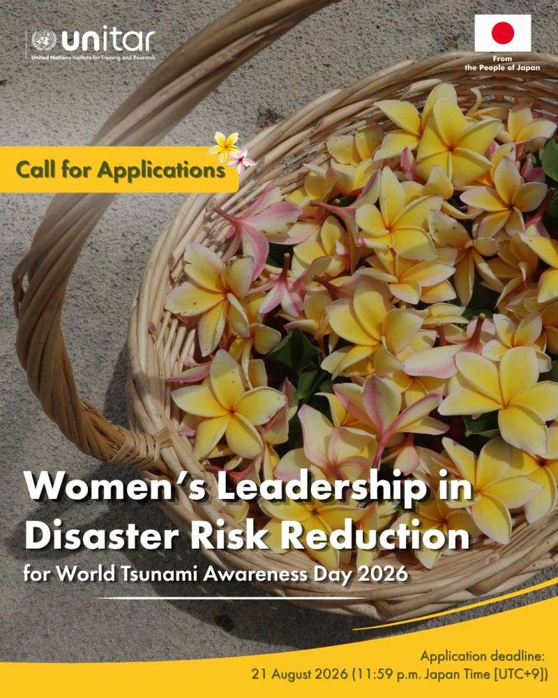UNITAR Women’s Leadership Programme for World Tsunami Awareness Day 2026