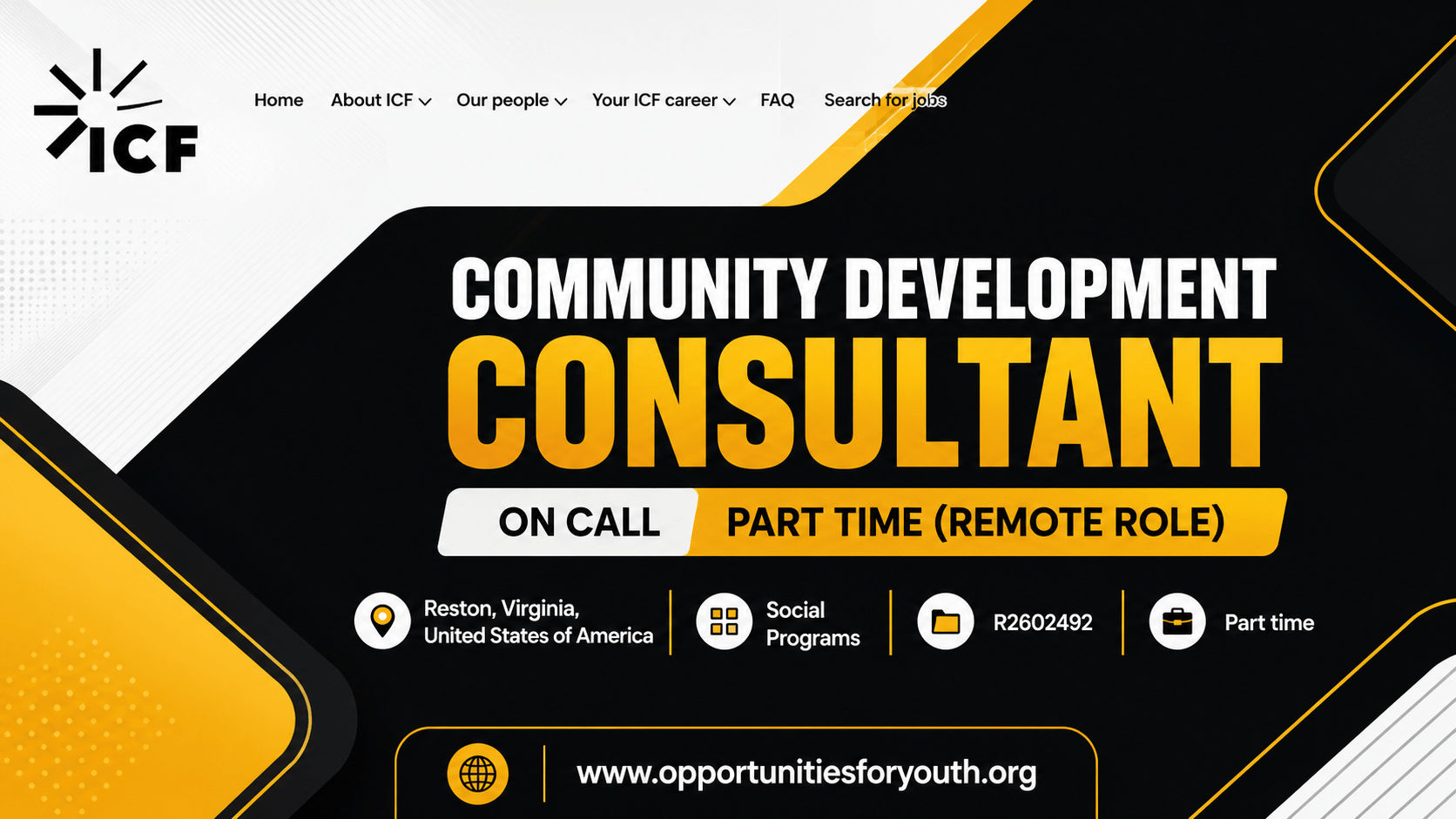 ICF | Remote USA Job Supporting HUD Community Development Programs company logo