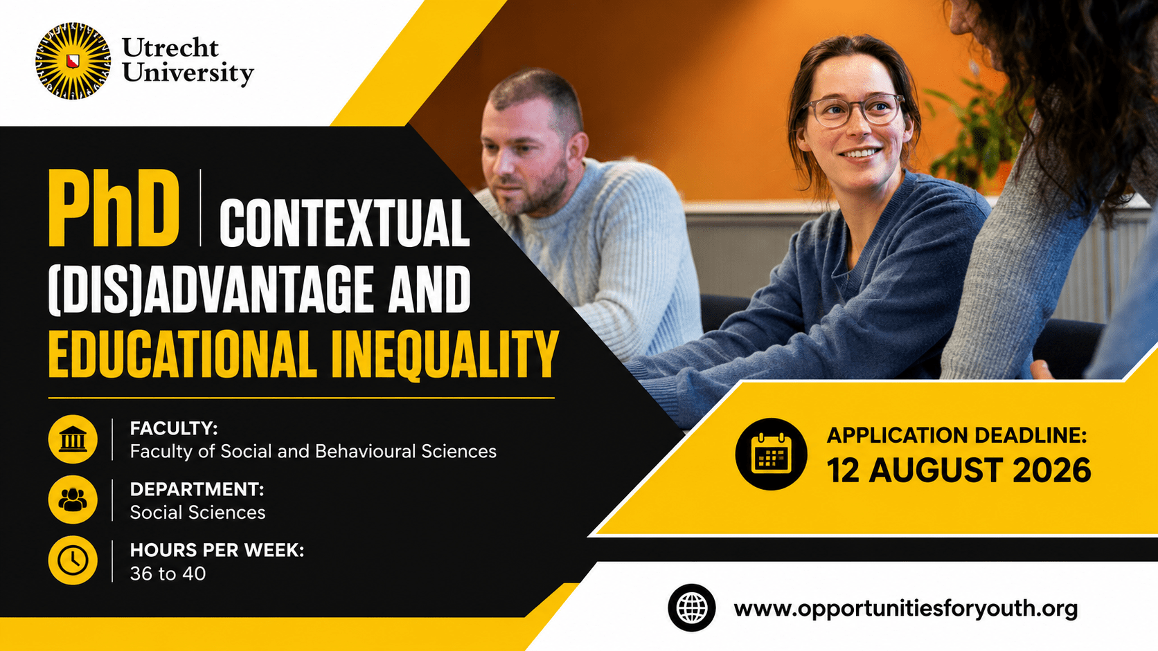 Utrecht University, Netherlands (Fully Funded PhD Position) – Apply by August 12, 2026 company logo