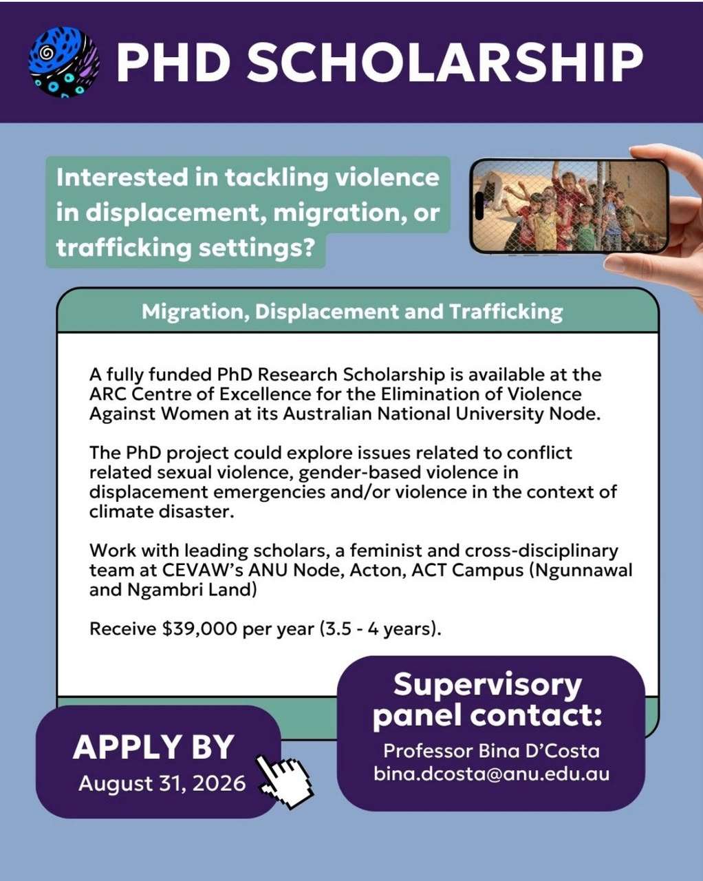 2027 in Australia | Fully Funded ANU Opportunity