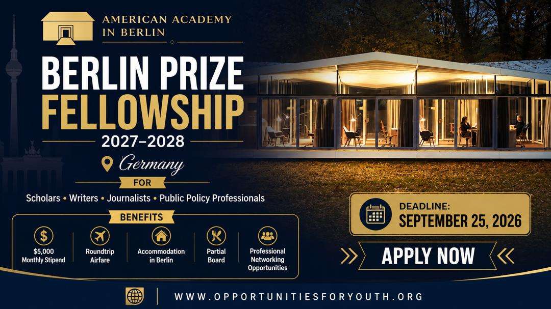 2028 in Germany | Fully Funded Fellowship for Scholars, Journalists, Writers and Public Policy Professionals